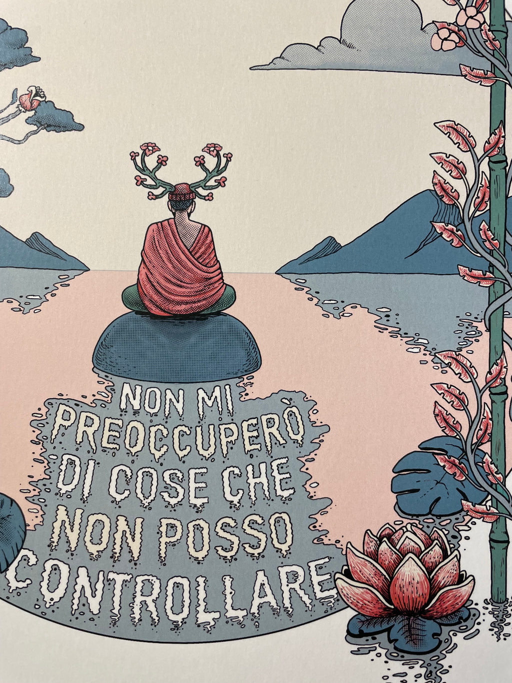 Poster autografato - non mi preoccuperò di cose che non posso controllare