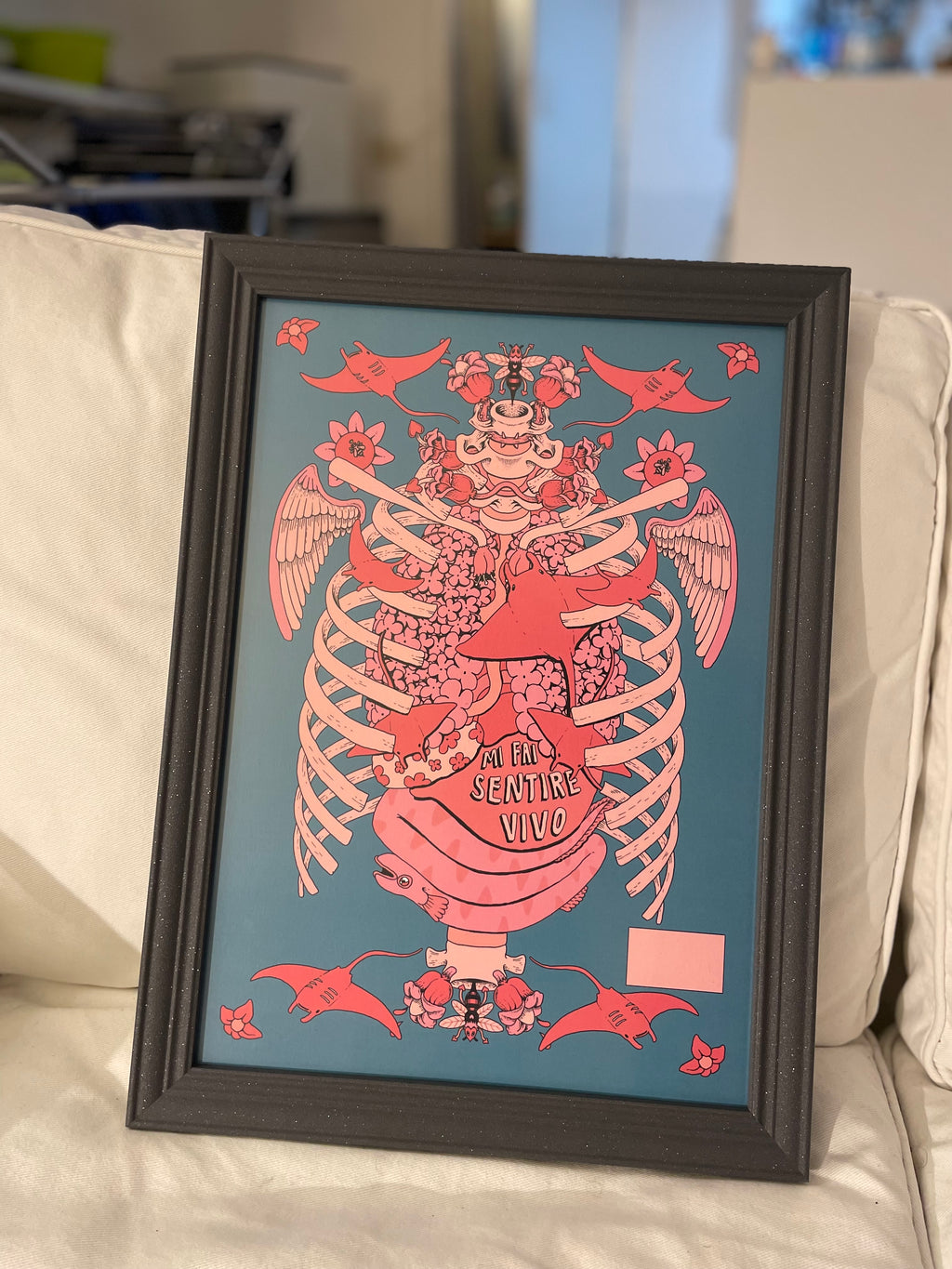 Mi fai sentire vivo - poster autografato