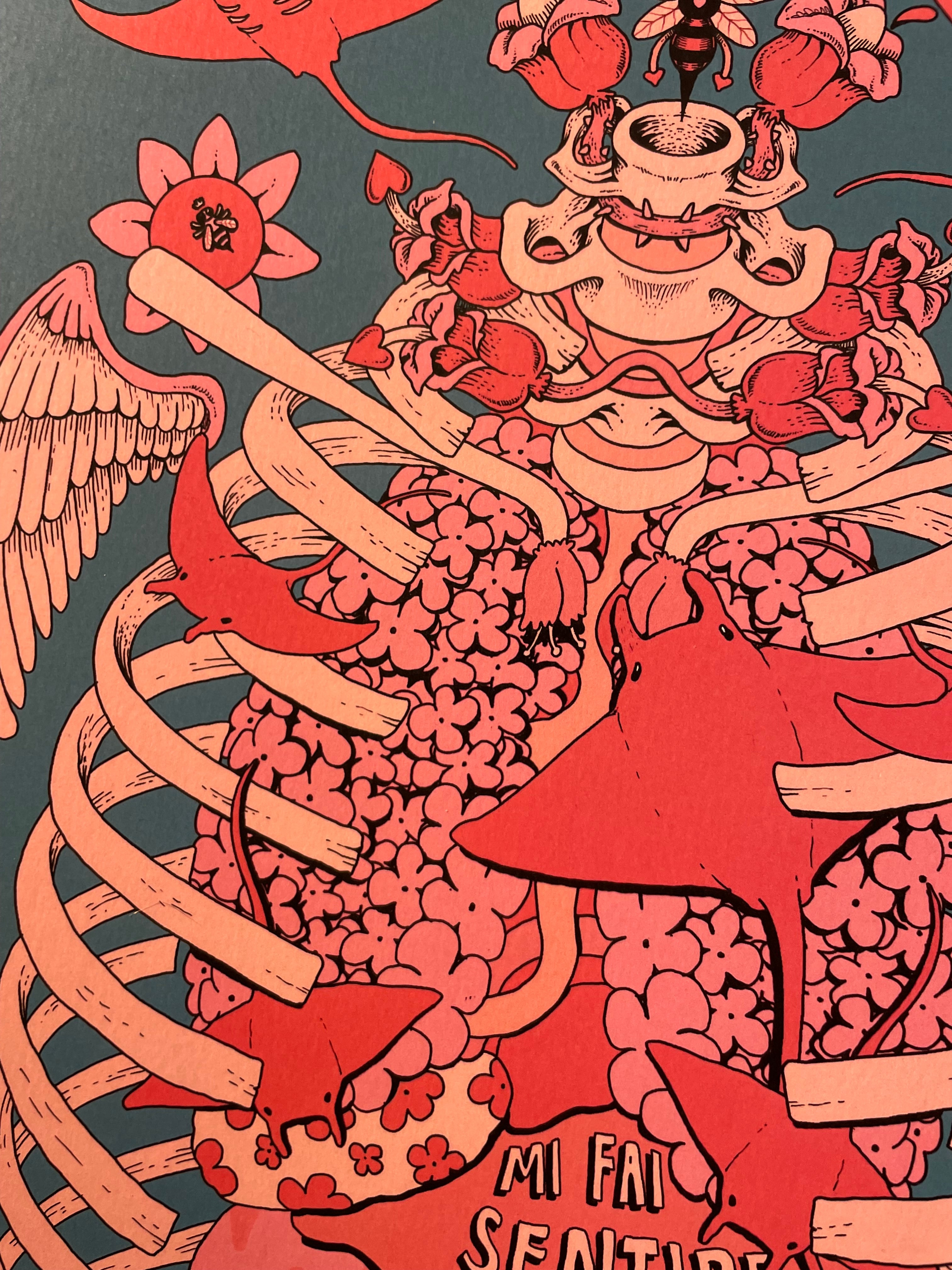 Mi fai sentire vivo - poster autografato