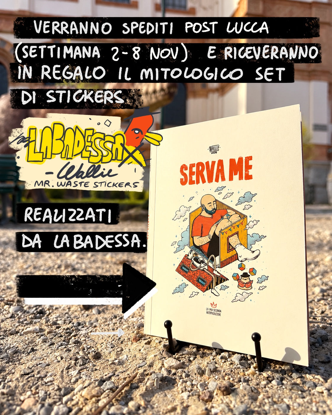 Serva me (preorder + stickers)