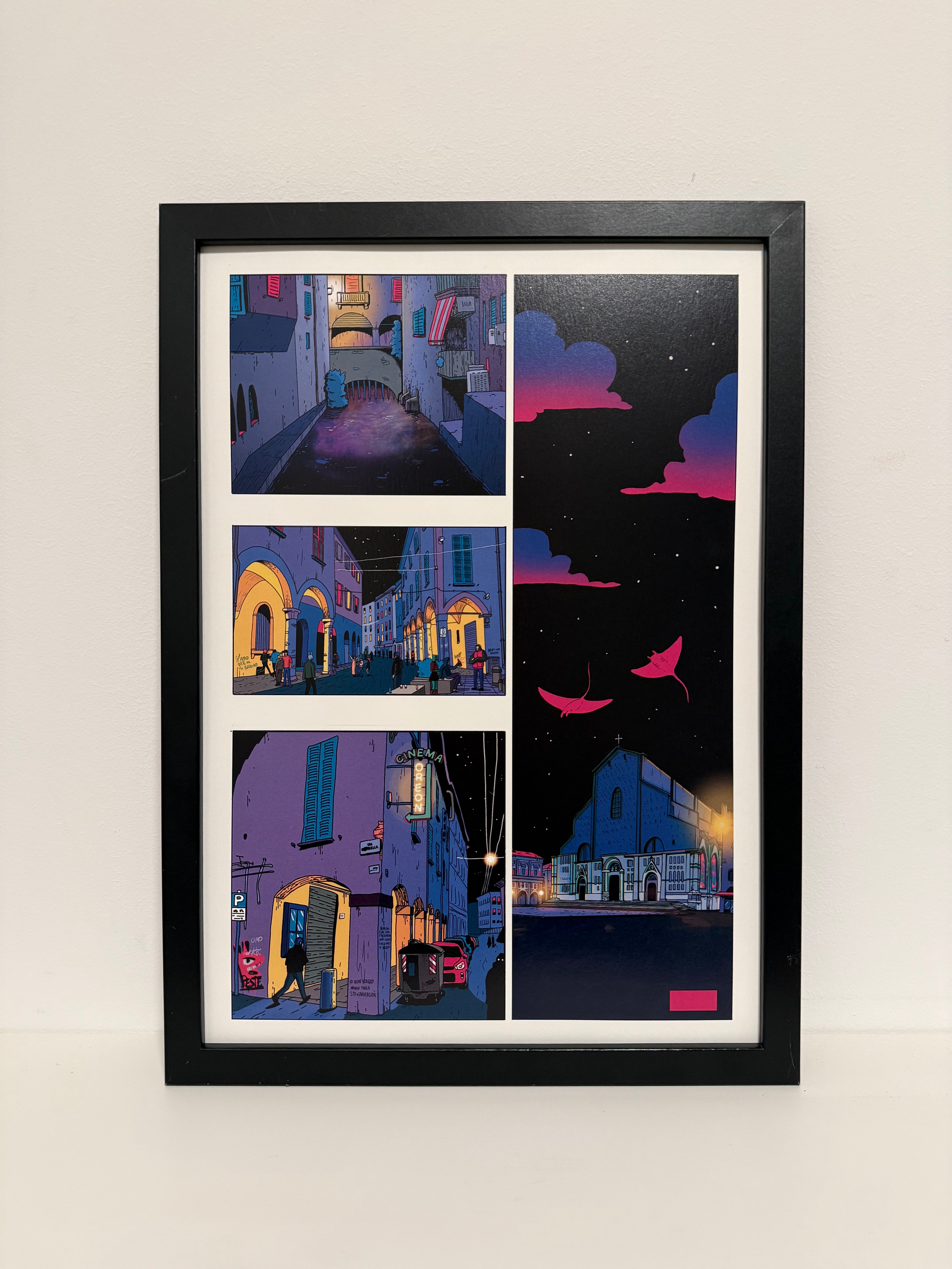 Poster autografato - Bolo by night