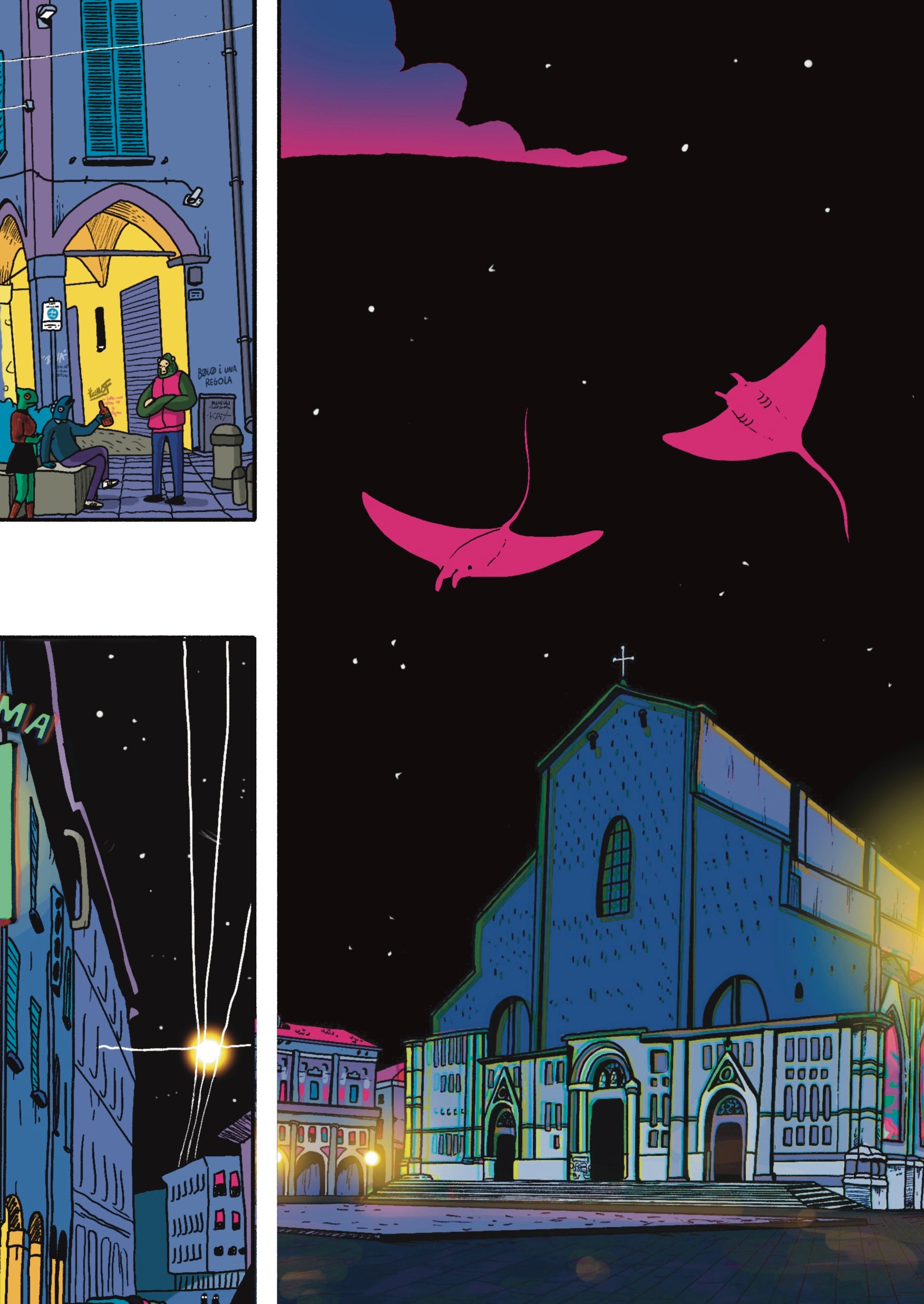 Poster autografato - Bolo by night