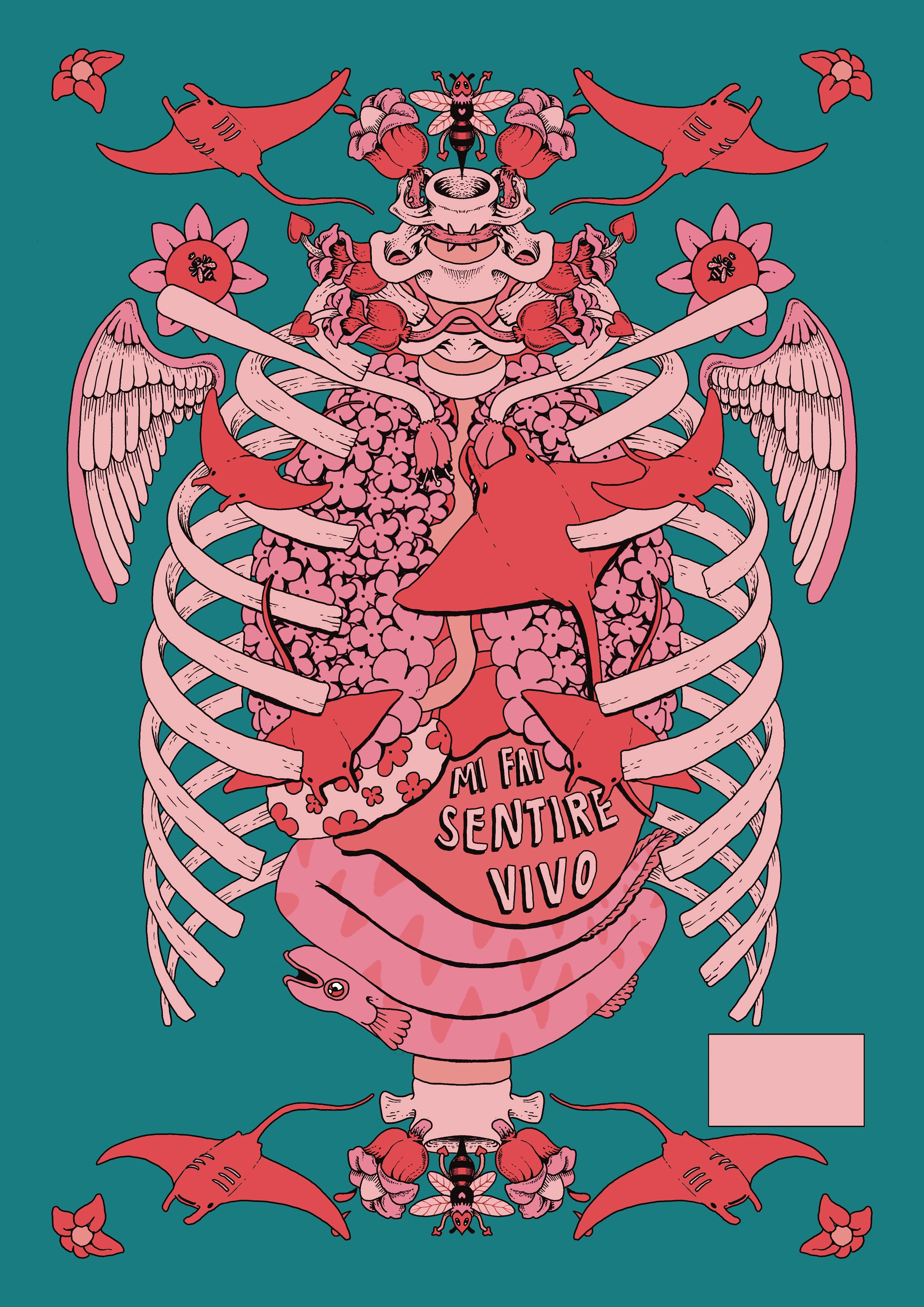 Mi fai sentire vivo - poster autografato