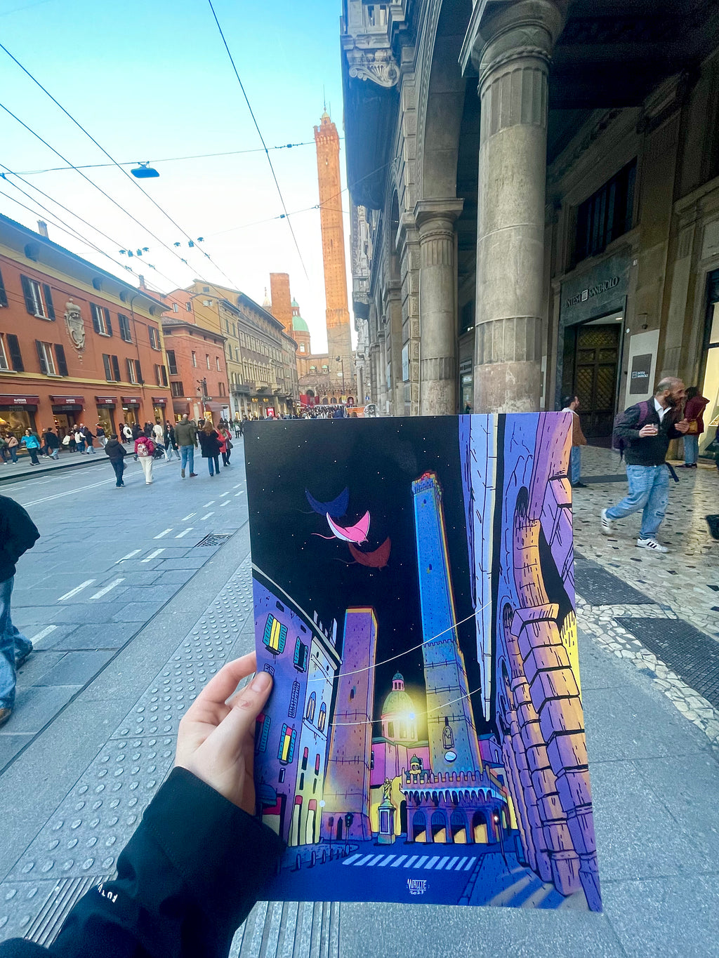 Poster Autografato - Due torri